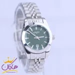صفحه ساعت مچی سیکو زنانه فلزی نقره ای صفحه سبز L31628/4