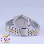 بند ساعت مچی سیکو زنانه فلزی نقره ای طلایی صفحه سبز L31628/7