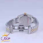 قفل ساعت مچی سیکو زنانه فلزی نقره ای طلایی صفحه سبز L31628/7
