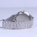 بند ساعت مچی سولیدا مردانه فلزی نقره ای صفحه مشکی G2134/4