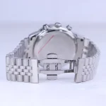 قفل ساعت مچی سولیدا مردانه فلزی نقره ای صفحه مشکی G2141/2