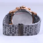 بند ساعت مچی سولیدا مردانه فلزی مشکی قاب رزگلد G 2142/12