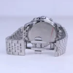 قفل ساعت مچی سولیدا مردانه فلزی نقره ای فول دیت G2142/1