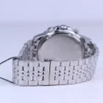 بند ساعت مچی سولیدا مردانه فلزی نقره ای صفحه مشکی G 2142/3