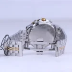 قفل ساعت مچی سولیدا مردانه فلزی نقره ای طلایی G2142/5