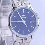 صفحه ساعت مچی سولیدا زنانه فلزی نقره ای صفحه آبی L2134/2