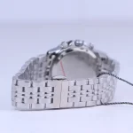 بند ساعت مچی سولیدا زنانه فلزی نقره ای صفحه مشکی L 2142/3