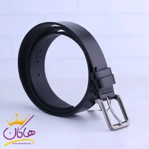 کمربند چرم طبیعی مردانه مشکی