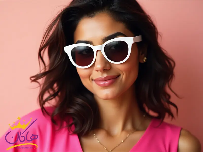 عینک آفتابی زنانه سفید