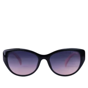 عینک آفتابی شنل زنانه فریم گربه ای مشکی صورتی 9704/6