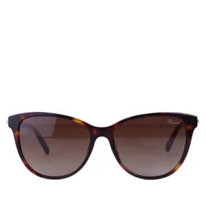 عینک آفتابی شوپارد زنانه فریم گربه ای هاوانا SCH141S/2