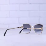 دسته عینک آفتابی شوپارد زنانه فریم مربع طلایی SCHF 86S/1