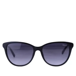 عینک آفتابی شوپارد زنانه فریم گربه ای مشکی SCH141S/1