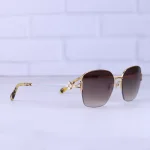 عدسی عینک آفتابی شوپارد زنانه نیم فریم طلایی SCHL 71S/2