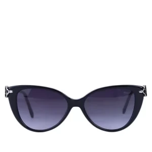 عینک آفتابی زنانه شوپارد فریم گربه ای مشکی VCHS 767/1