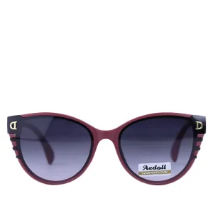 عینک آفتابی دیور زنانه فریم زرشکی گربه ای A2325/6