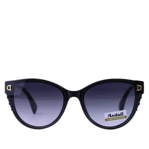 عینک آفتابی دیور زنانه فریم تمام مشکی گربه ای A 2325/1