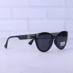 عدسی عینک آفتابی دیور زنانه فریم مشکی گربه ای A 2325/2