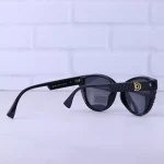 دسته عینک آفتابی دیور زنانه فریم مشکی گربه ای A 2325/2