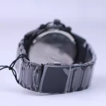 بند ساعت عقربه ای فروچی مردانه فلزی تمام مشکی FC 03421/05