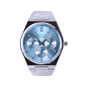 ساعت عقربه ای فروچی مردانه فلزی صفحه تیفانی FC 03523/04