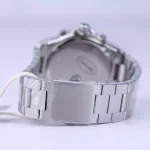 بند ساعت مچی فروچی مردانه فلزی نقره ای صفحه مشکی FC 03530/01