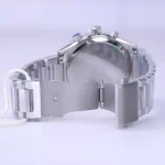 قفل ساعت مچی فروچی مردانه فلزی صفحه مشکی FCF 03525M/1