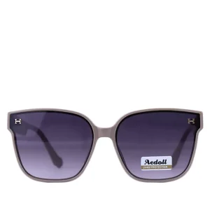 عینک آفتابی هرمس زنانه فریم مربع بژ عدسی مشکی 6016/2