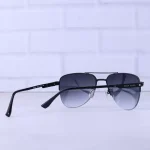 دسته عینک آفتابی هوگو باس مردانه مشکی نیم فریم HB 1508/4