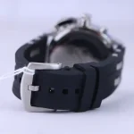 قفل ساعت جی جی پولو مردانه بند رابر مشکی JPC.0224S04058/1