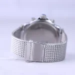 بند ساعت جی جی پولو مردانه فلزی بند حصیری نقره ای JPC.B01536M/1