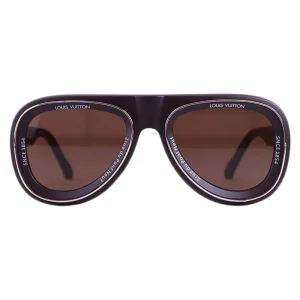 عینک آفتابی خلبانی لویی ویتون فریم قهوه ای Z 2445 U/2