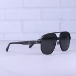 عدسی عینک آفتابی میباخ مردانه فریم مربع مشکی G-UN-Z28/1