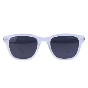 عینک آفتابی مونت بلانک فریم سفید پلاریزه MB 0302/3
