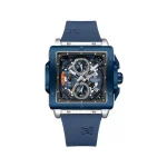 ساعت مچی نیوی فورس مردانه قاب مربع آبی کرنوگراف NF 8064/2