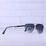 دسته عینک آفتابی پرادا مردانه فلزی نیم فریم مشکی PR A51S/4