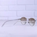 دسته عینک آفتابی پرادا زنانه فریم گرد نقره ای PR B52S/1