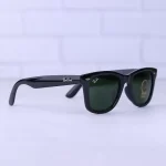 عدسی عینک آفتابی ری بن فریم ویفرر شیشه سبز RB 2140 F /1