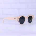 عدسی عینک آفتابی زنانه ری بن فریم ویفرر کرمی RB 2192-F/3