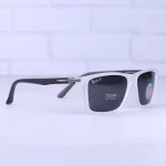 عدسی عینک آفتابی مردانه ری بن سفید پلاریزه RB 3568/3