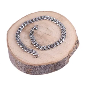 دستبند کارتیه مردانه استیل نقره ای 0044/4