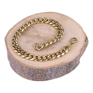 دستبند مردانه استیل کارتیر طلایی 0045/1