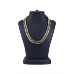 زنجیر مردانه کارتیر بافت درشت نقره ای طلایی