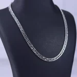 زنجیر استیل مردانه نقره ای کارتیر ریز 4015