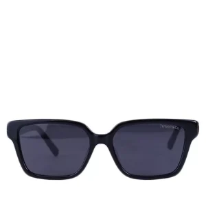 عینک آفتابی تیفانی زنانه فریم مستطیل مشکی TF 2232U/1