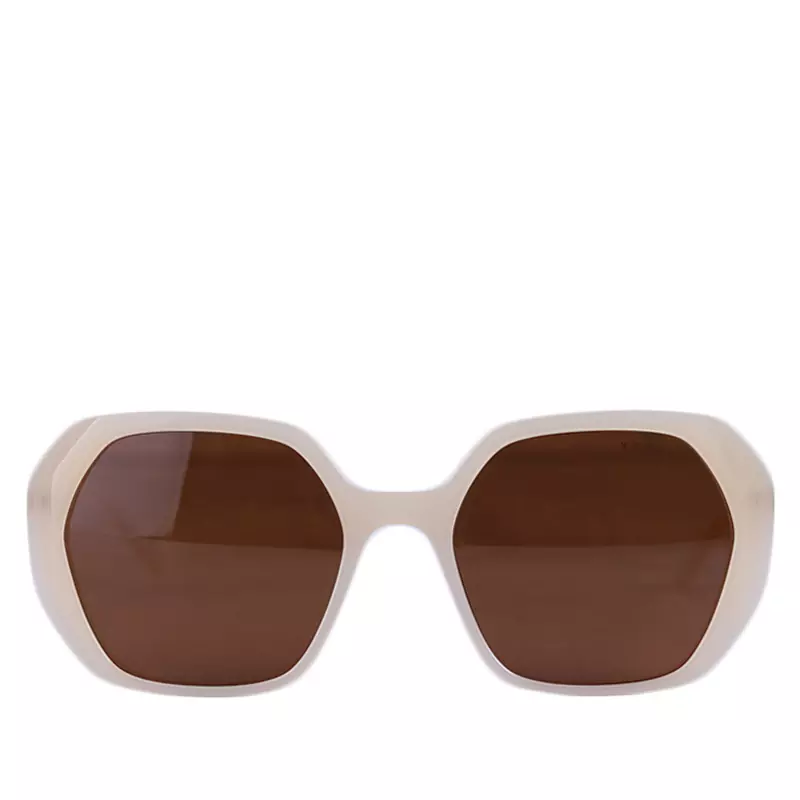 عینک آفتابی زنانه ووگ فریم کرم چند ضلعی استیت S 8591/2 عینک آفتابی زنانه ووگ فریم کرم چند ضلعی استیت S 8591/2
