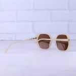 دسته عینک آفتابی زنانه ووگ فریم کرم چند ضلعی استیت S 8591/2