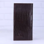 ست کیف کتی چرم و عینک مردانه چرمسال قهوه ای پوست ماری