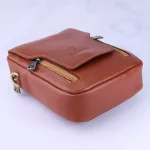 کیف دوشی چرم چرمسال کوچک کد 571