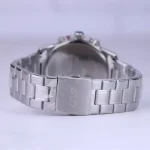 بند ساعت عقربه‌ای کرست مردانه فلزی تمام نقره ای 6217/3